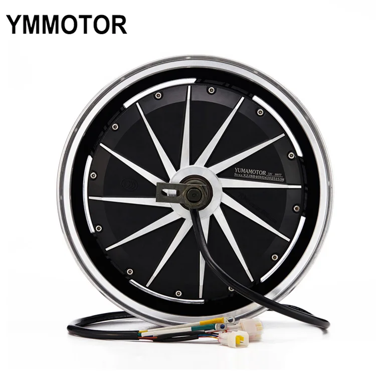 13 Inch 3000W 72V High Power Brushless Gearless E-Scooter In-Wheel Hub Motor Super Power
