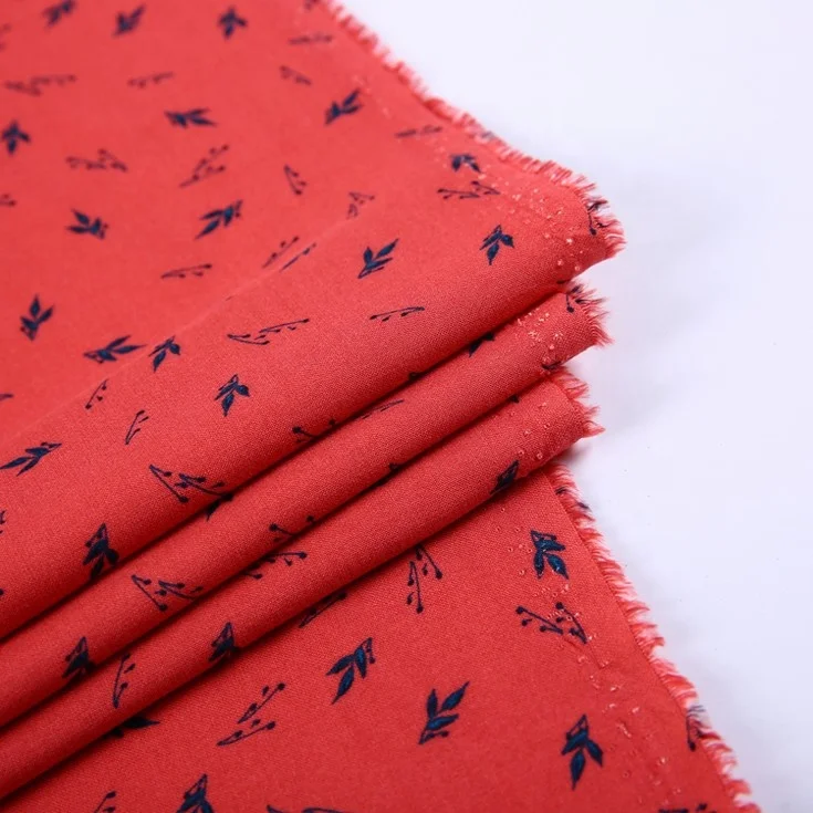 Мягкая модная ткань из вискозы с принтом, 100% вискозное плетение для платьев, сделано в шаосине