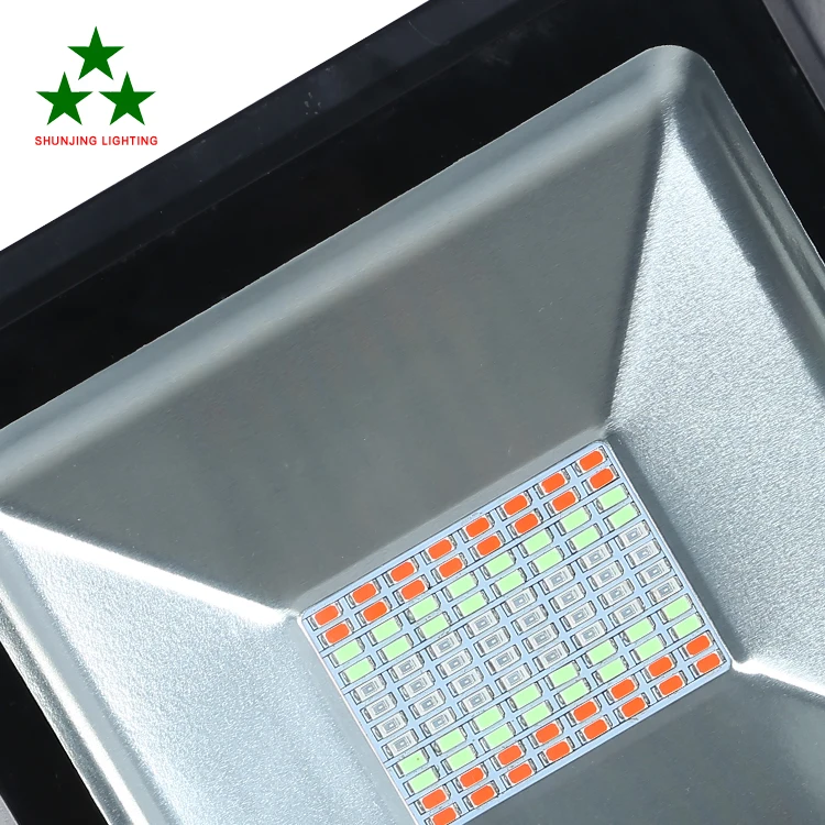 High efficiency ip65 waterproof outdoor RGB 10W 20W 30W 50W RGB led floodlight