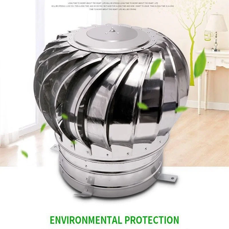 Unpowered Wind Driven Roof Turbine Ventilator Fan for Factory