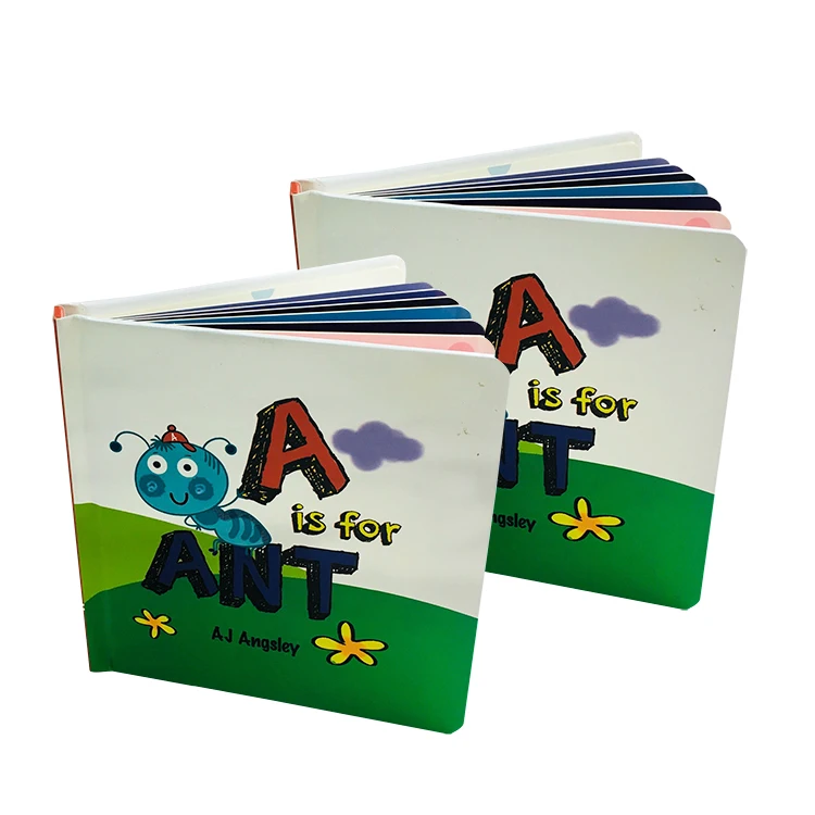
Custom Printing Thick Paper Recordable Hardcover English Story Children Book 