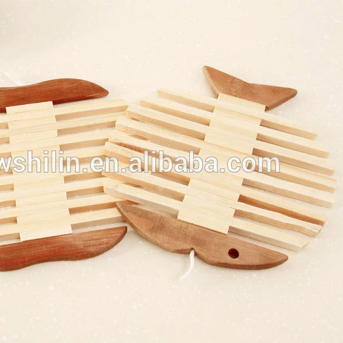 new design 100%handmade bamboo matsyasana dining table mat