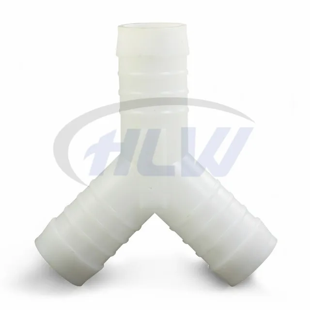 
3 holes Injection Molded Plastic Vinyl 90 Degree Y Branch Pipe Fitting Lateral Tee 