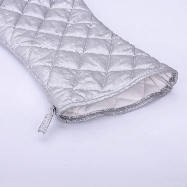 Factory direct price custom funny BBQ cotton grill oven mitts glove