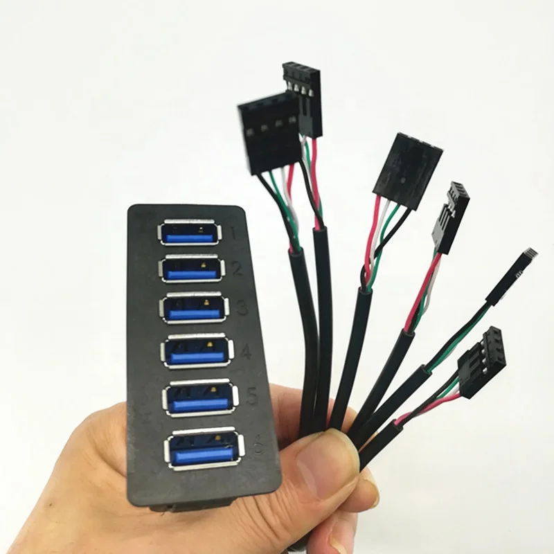 Изготовленный На Заказ пресс-форма для литья под давлением usb-разъем для монтажа в панель Разъемы зарядное устройство с 6 портами usb концентратор usb 3,0 с кабелем