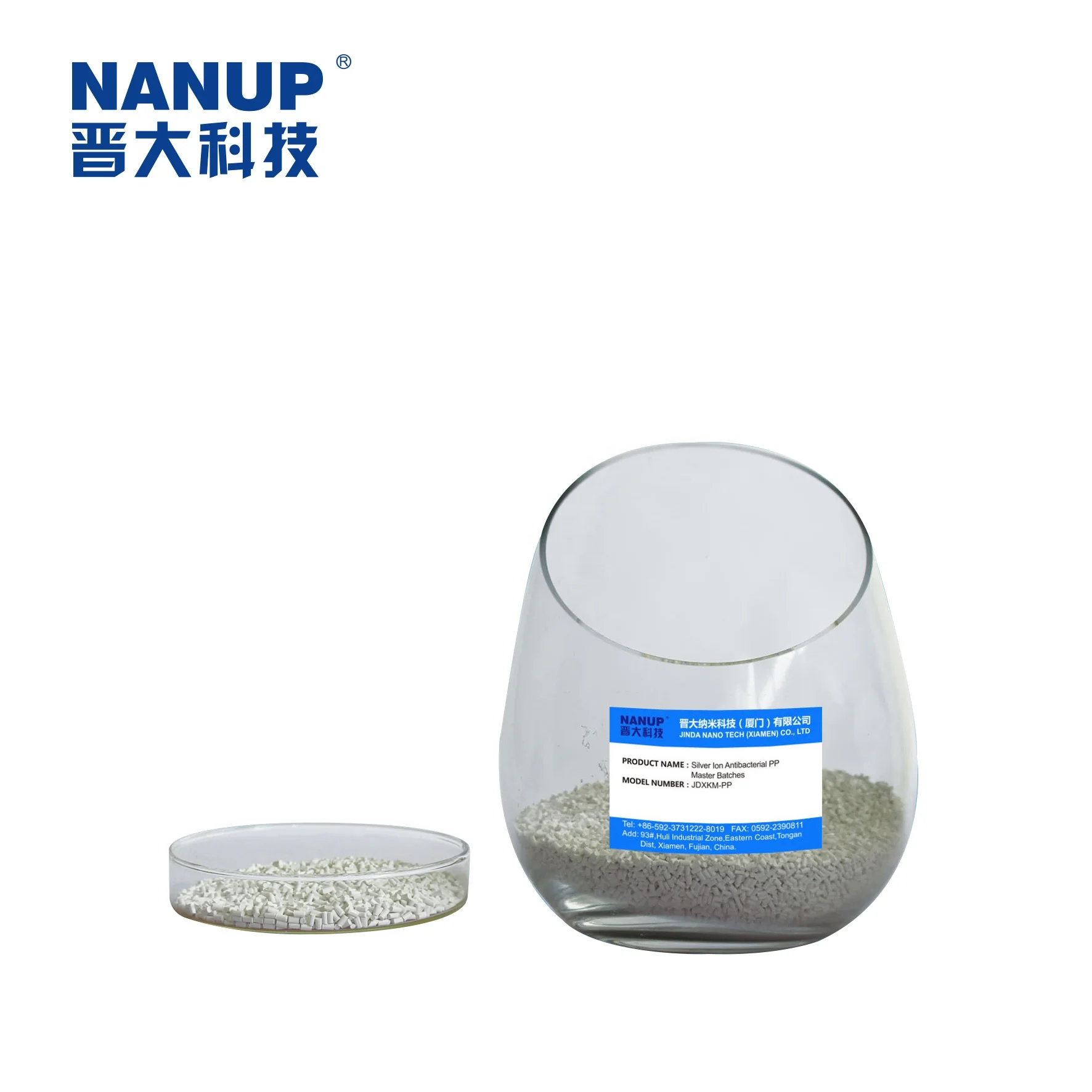 
High efficiency antimicrobial ag silver ion polypropylene PP fiber masterbatch price for hospital surgical gown 