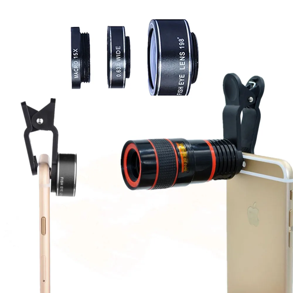 Hot 4 in 1 Camera Lenses Phone For Android Mobile lens
