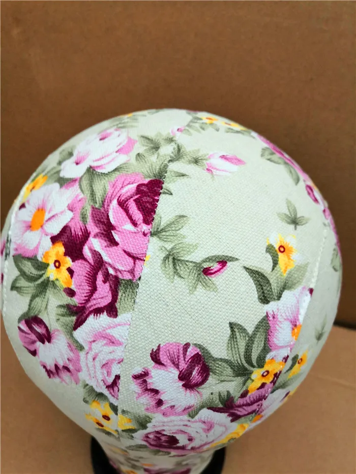 Оптовая продажа дешевые продукты для парикмахерских цветочный холст без лица косметология Холщовый блочный голова манекен