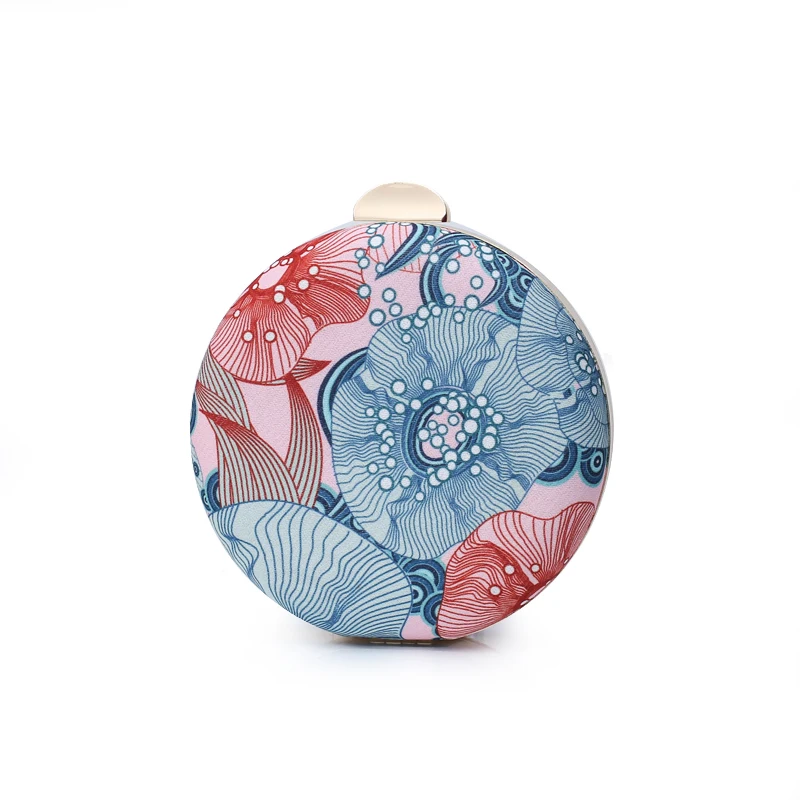 Лидер продаж 2021, Недорогая модная женская круглая Сумка-клатч M019, вечерние сумки