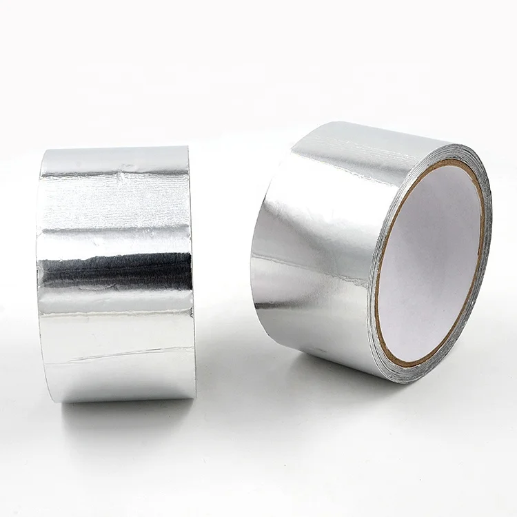 Multifunctional custom solvent based silicone oil release paper film coating self wound aluminum foil reinforced adhesive tape