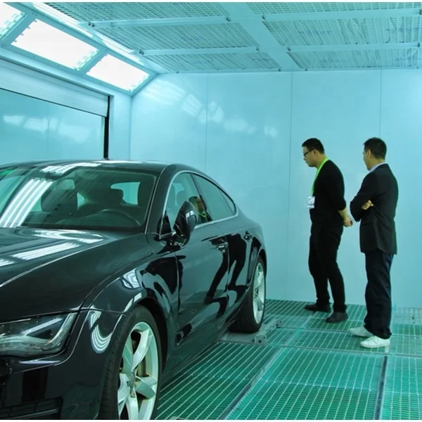 Rock wool insulation spray cabin for car repair