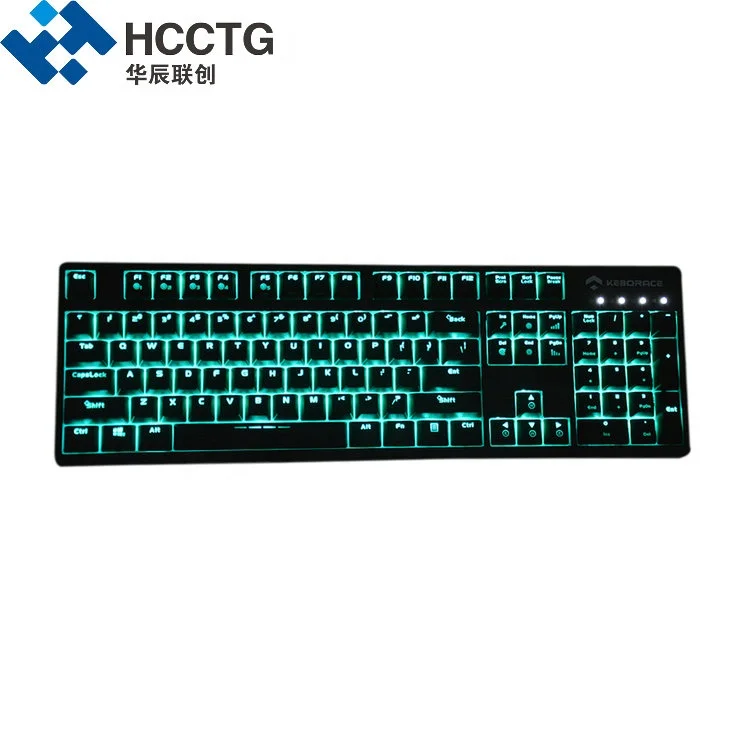 Черный/синий/красный/коричневый Cherry MX проводной подсветкой RGB Механическая геймер клавиатура HGK104