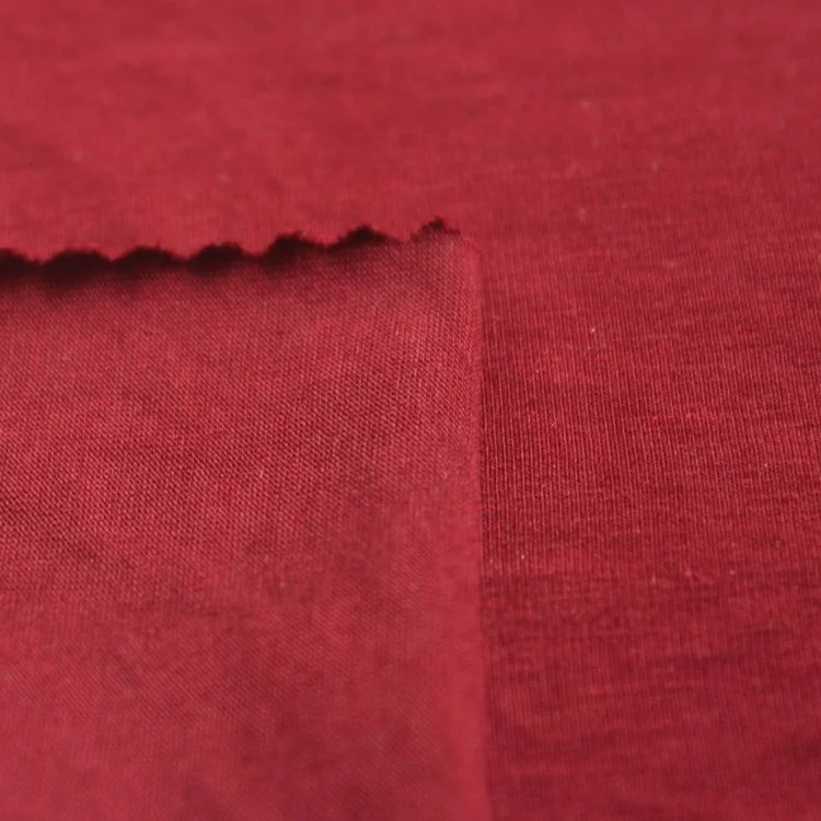 fashion hot sale combed cotton viscose elastic single jersey fabric
