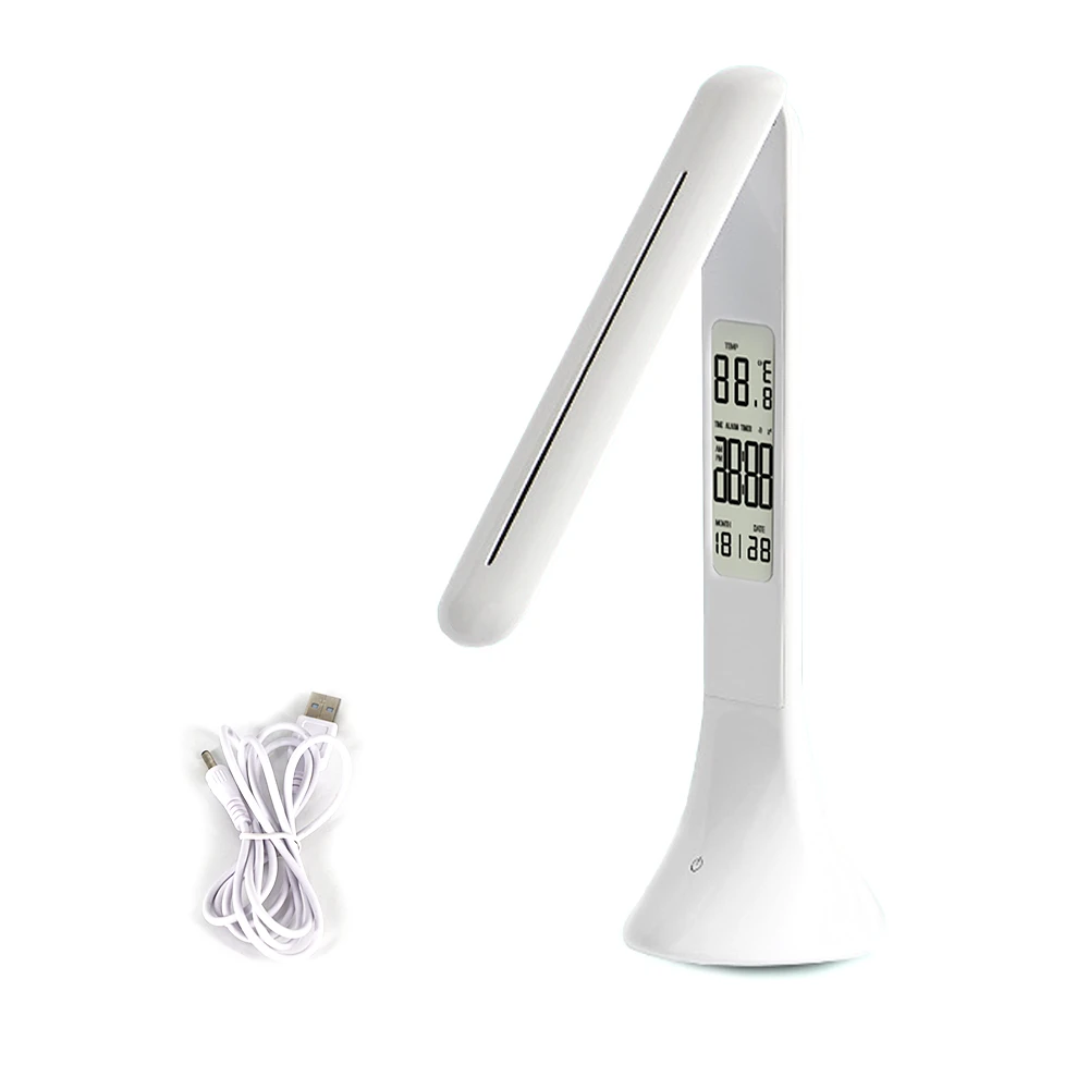 LED Desk Lamp Foldable Dimmable Touch Chargeable Table Light Night Lights