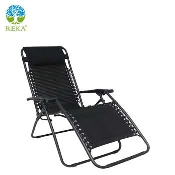 
Oversized Zero Gravity Reclining Lounge Folding Chair with Cup Holder 