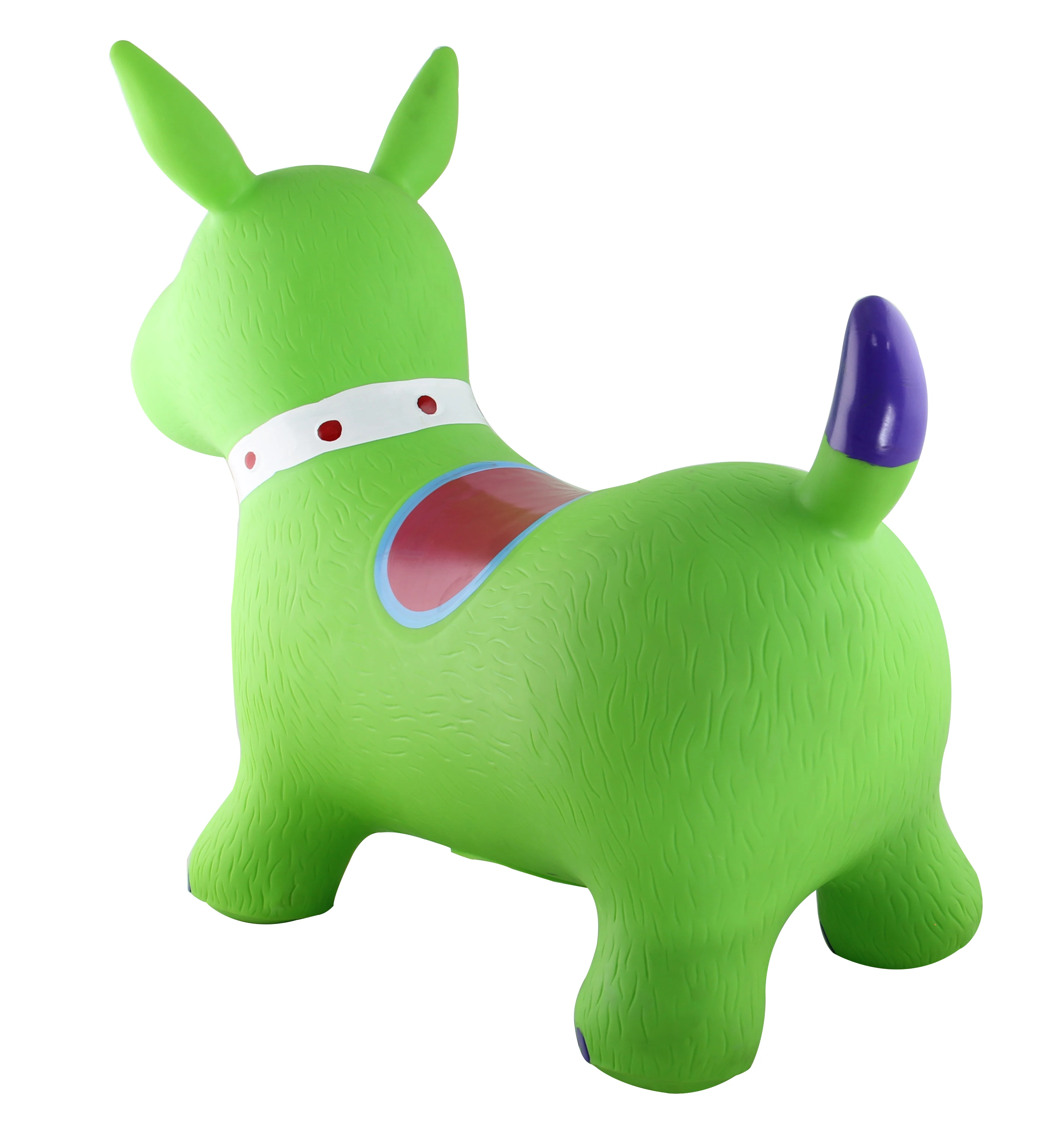 
Inflatable Eco-friendly PVC material Ride-on Animal hopper Paint Dog with voice indoor & outdoor toys 