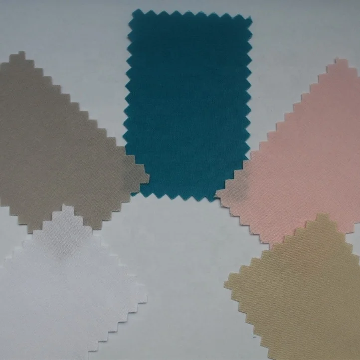 Cheap price poly cotton plain dyed poplin fabric tc pocket/lining  poplin fabric 80/20 45x45 110x76