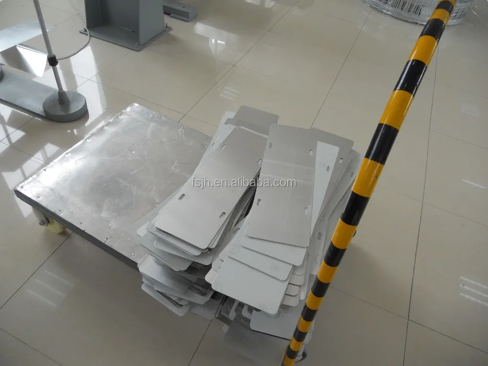 Customized High Speed Car License Plate Making Automatic Product Line