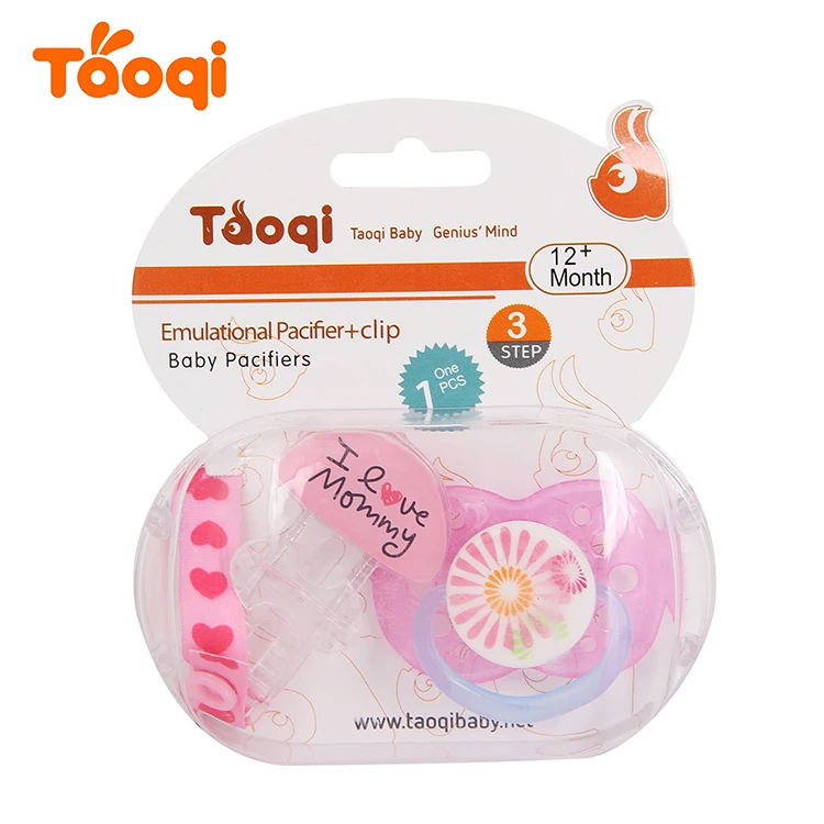 Food Grade Baby Pacifier with Pacifier Clip Wholesale