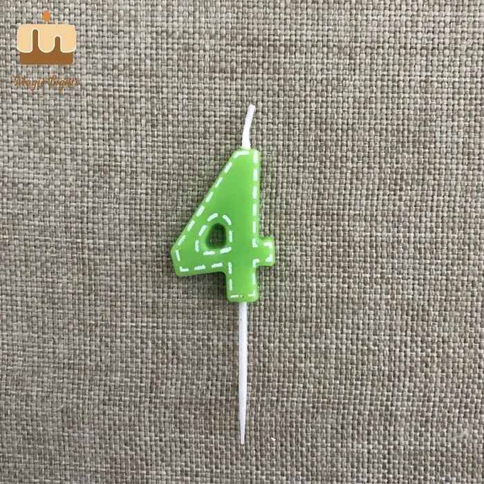 0 to 9 Amazing Decorative Small Number Cake Candles On A Stick