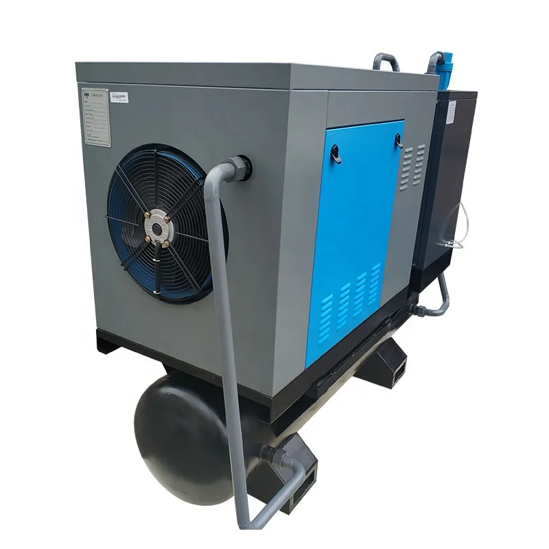  OEM 15 кВт 20 л.с. 81 куб. М 8 бар Мини роторный винтовой воздушный компрессор с промышленной сушилкой и воздушным баком