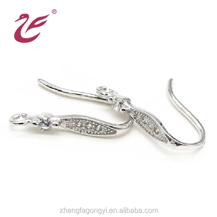 День Святого Валентина 925 серебряная серьга поиск с цирконом Мода pendiente плата серебряная серьга поиск оптом