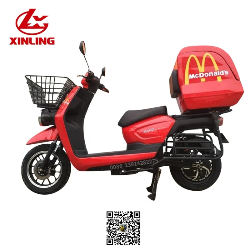EEC approved 3000W Pizza delivery electric motorcycles scooter with removeable lithium battery