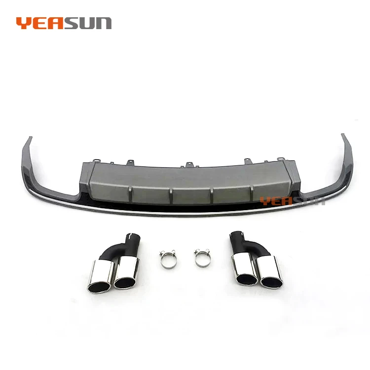 Для audi A6 2016 до Sline S6 тела комплект настройки задний диффузор