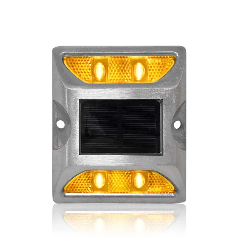 Garden waterproof warning light highway solar reflective aluminum cat eye led road stud