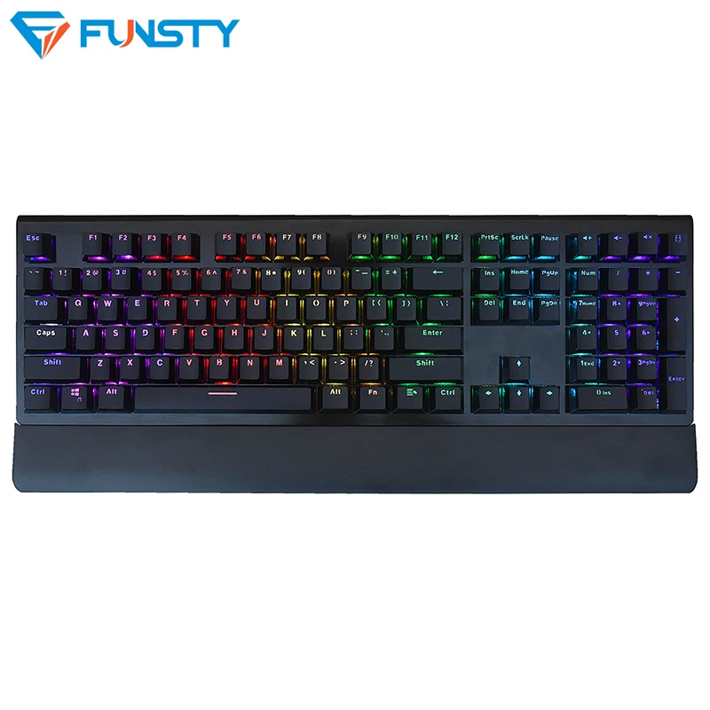 blue switch RGB LED arabic Spanish gaming mechanical keyboard laptop