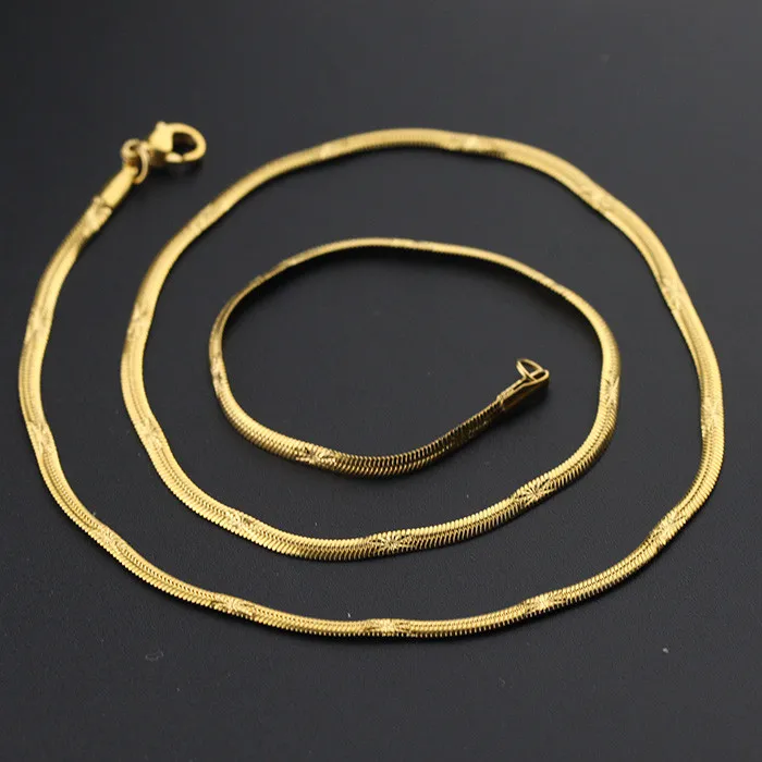 High Quality custom logo 14k 18k gold plated stainless steel franco rope chain necklace