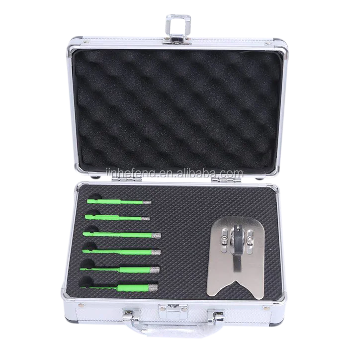 
Vacuum brazed diamond drill core bit sets for marble, granite, ceramics, etc. 