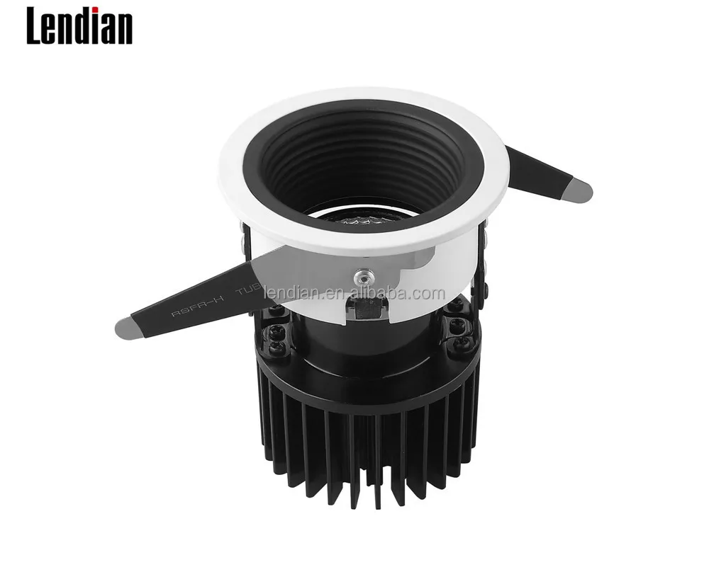 Оптовая продажа, кольцо для освещения круглой формы, коммерческое освещение для отелей, 6 Вт, 9 Вт, 12 Вт, светодиодная черная поверхность, приглушаемый настенный светильник