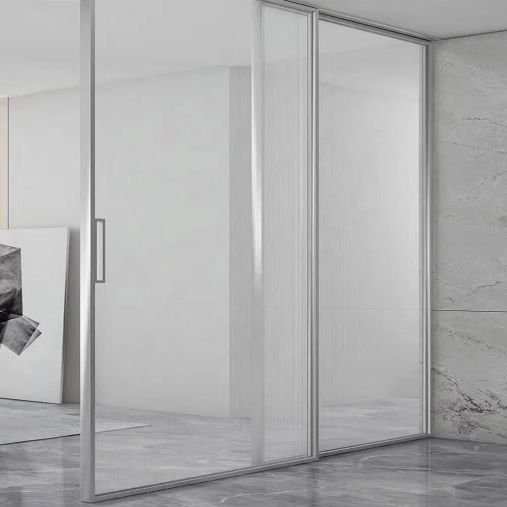  Home Furniture Modern Style Frosted Glass/Mirror Closets Wardrobe Sliding