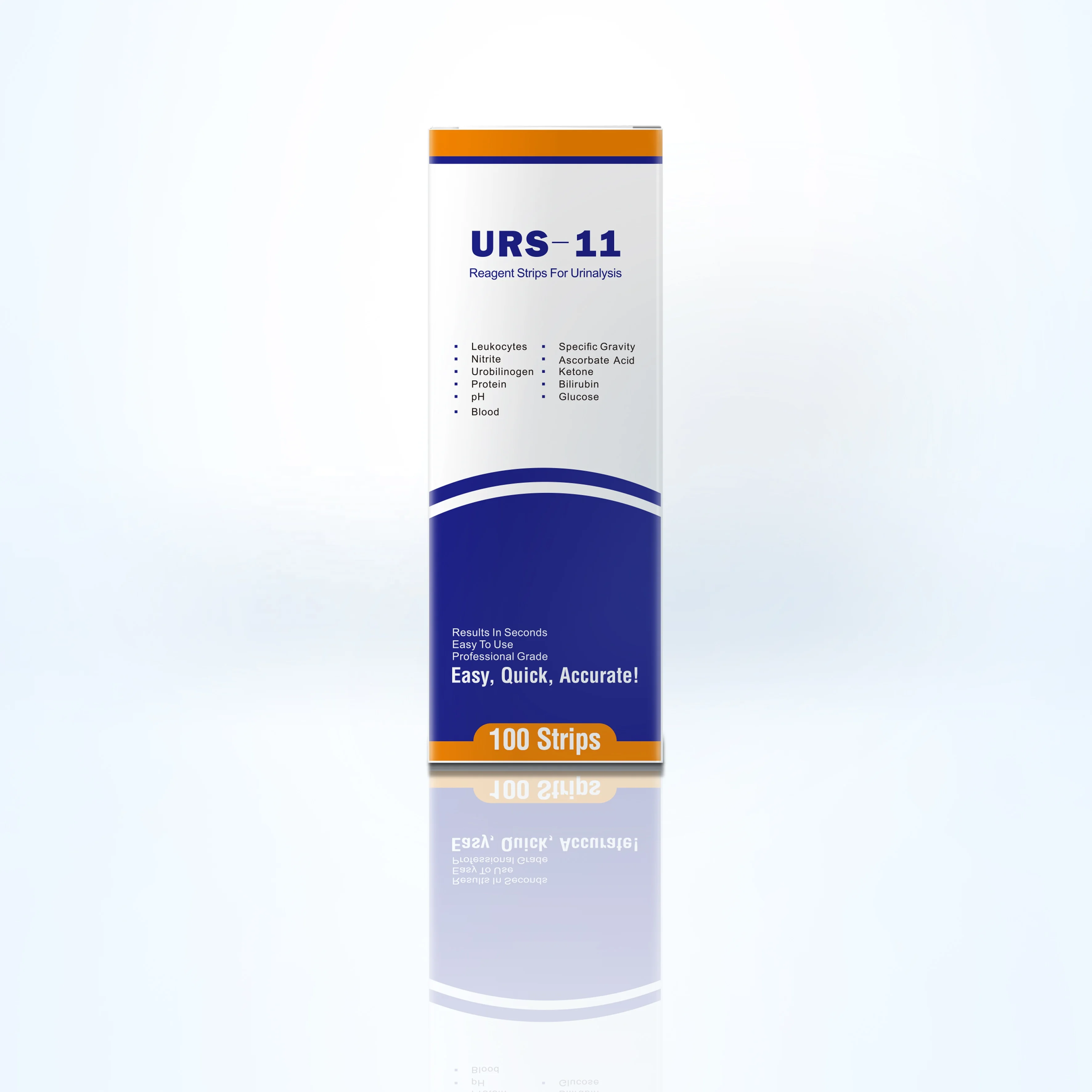 Medical Urine Test Strips 11 Parameter for Ketones, UTI (Urinary Tract Infections), Glucose, Urine pH