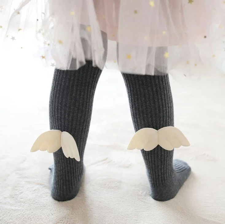 2021 new angel wings girls pantyhose good quality baby socks