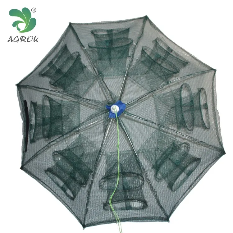 Автоматический зонтик ловушка UT1661 с 16 отверстий Рыбалка Краб Ловушка для ловли Краб креветки угря