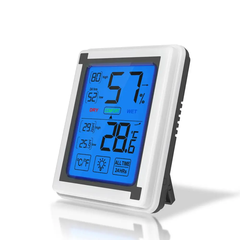 Digital Indoor Thermometer with Digital Hygrometer and Humidity Gauge