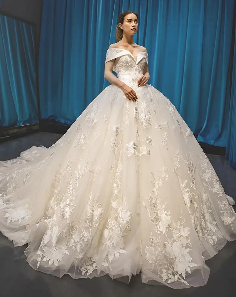 Новогоднее платье RSM66599, женские кружевные платья с открытыми плечами, модное свадебное платье