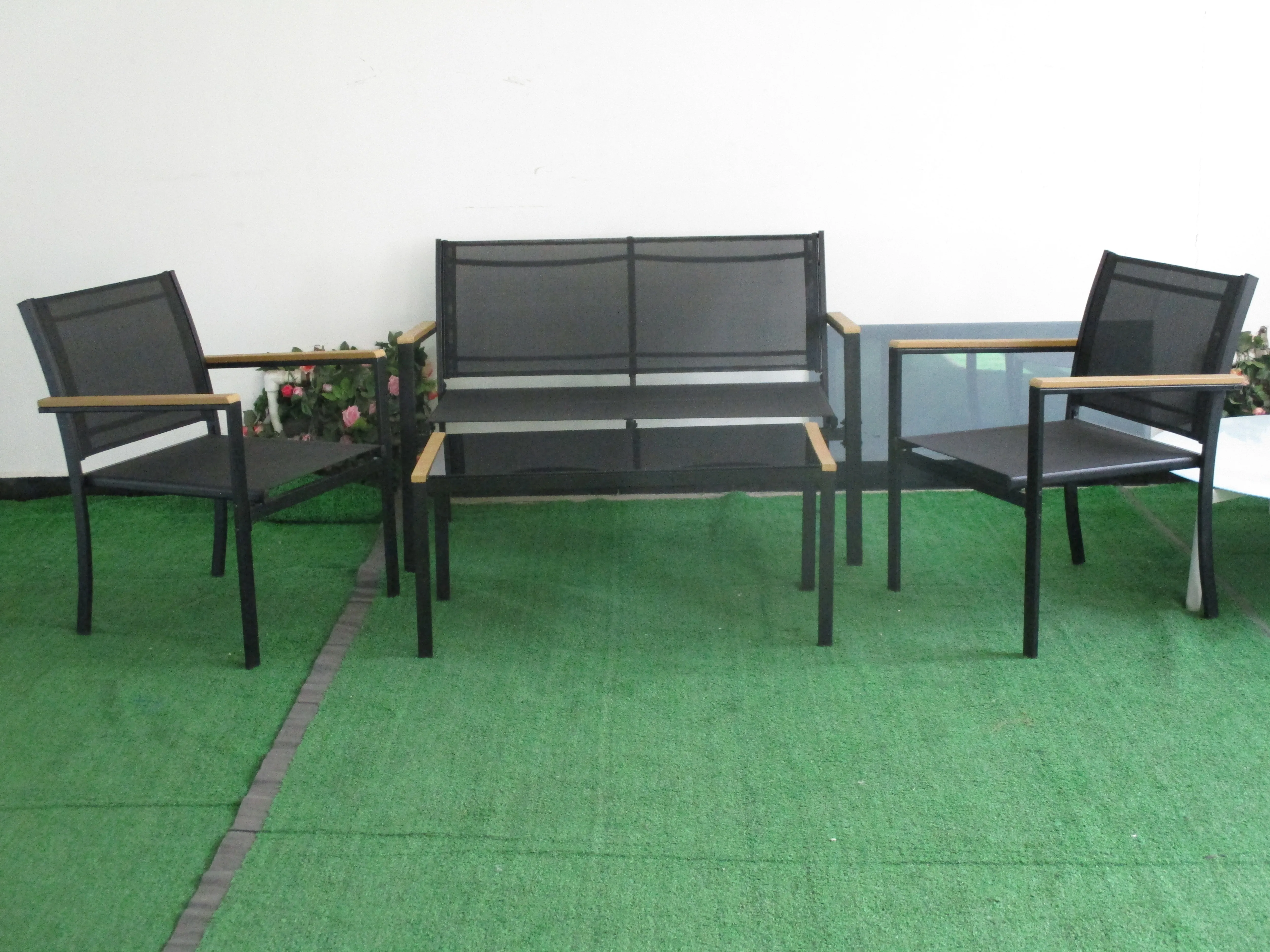 Модель, новый стиль, дешевая горячая распродажа, уличная мебель, Набор садовых диванов