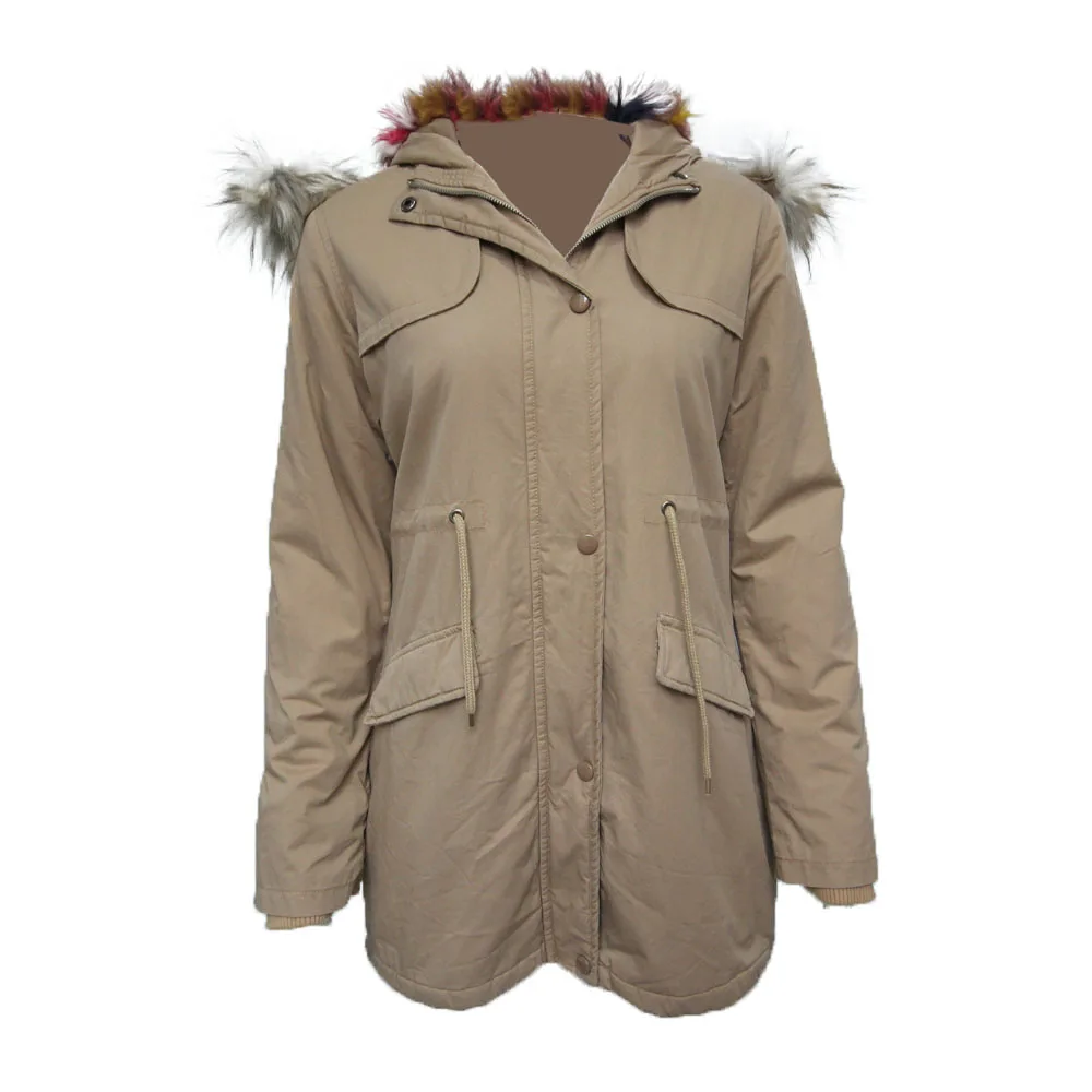 Дешевая зимняя женская ветровка 100% хлопок мыть хлопок куртка