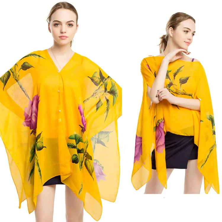 Top Quality Decoration Beach Coverup Women Sportswear Adults Print Swimwear & Beachwear 2019 Summer Ladies Beach Cover up 100000