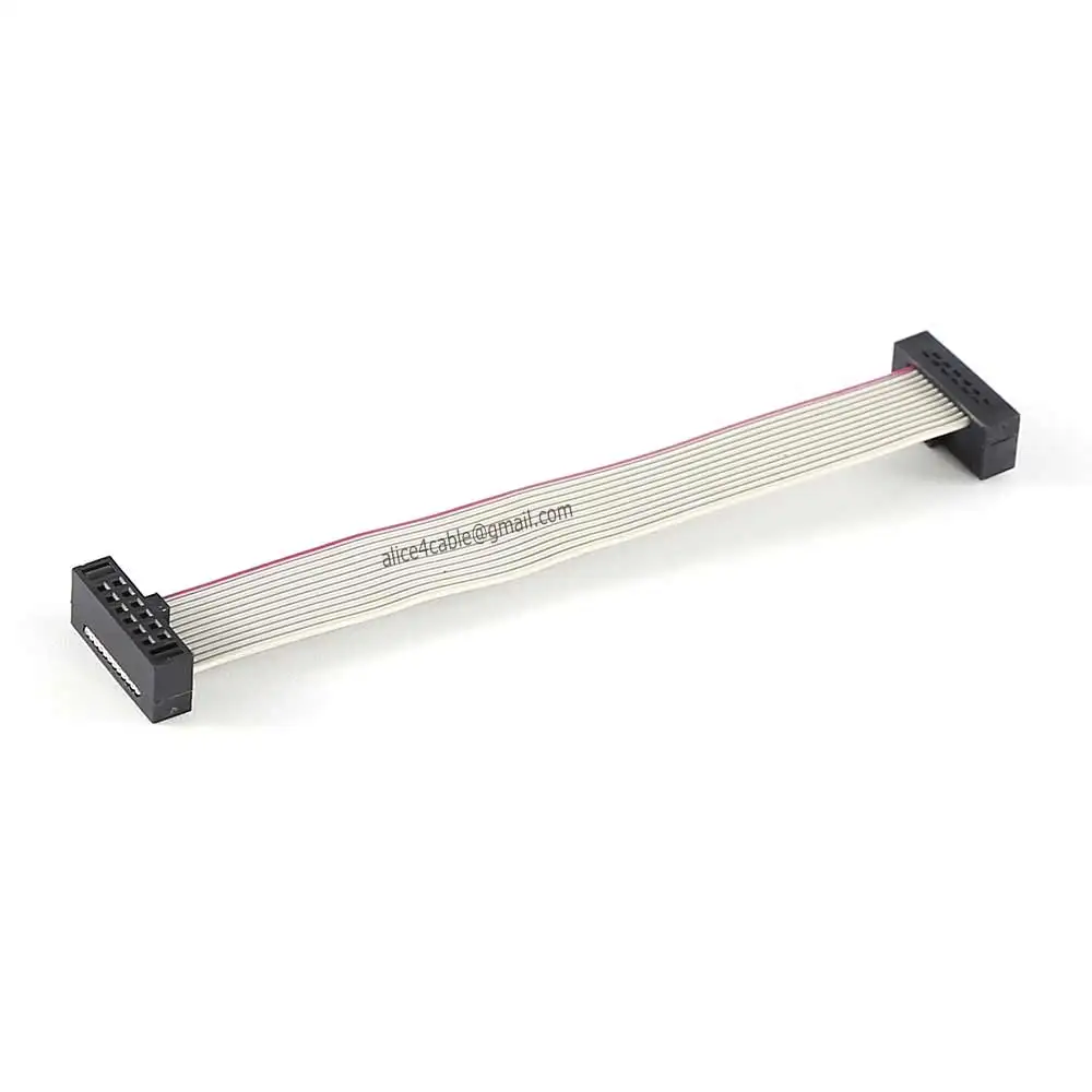 IDC flat cable 12 Pin IDC cable, 1.27*1.27DIP-10PIN to 10PIN 50mm