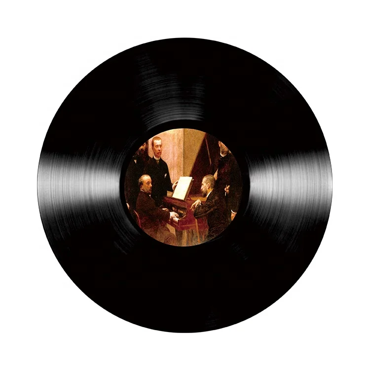 
 Производитель Черной Виниловой пластины в белой бумажной упаковке  