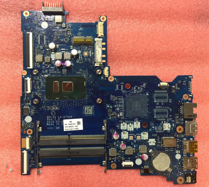 854937-601 для системных плат HP 15-AY UMA i5-6200U WIN