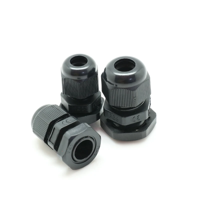 BAOTENG высокое качество IP68 водонепроницаемый пластиковый ПВХ Нейлон m10 резиновый кабельный сальник