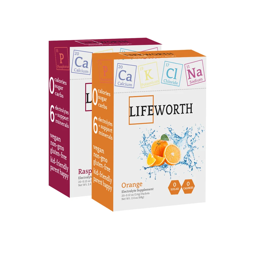 Lifeworth Электролитный спортивный порошок для напитков с ароматом апельсина