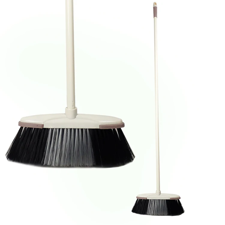 Household cleaning wooden handle broom