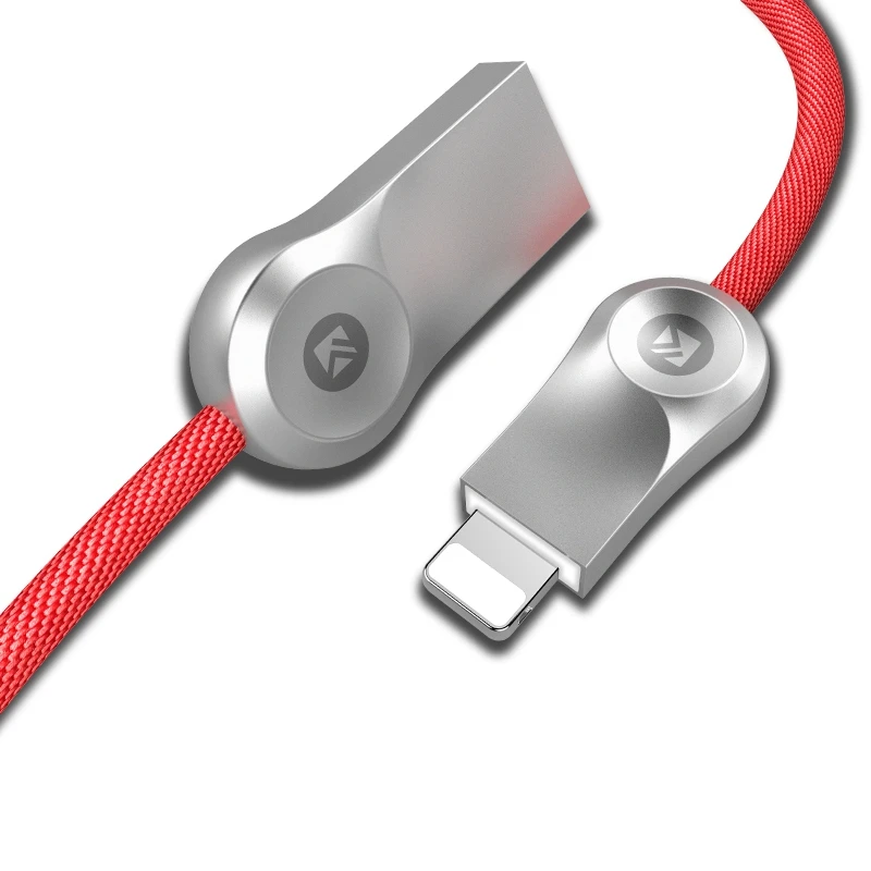 1 образец OK FLOVEME, бесплатная доставка, трендовые товары, новинка 2021, светящийся зарядный usb-кабель для iphone, светодиодный USB-кабель