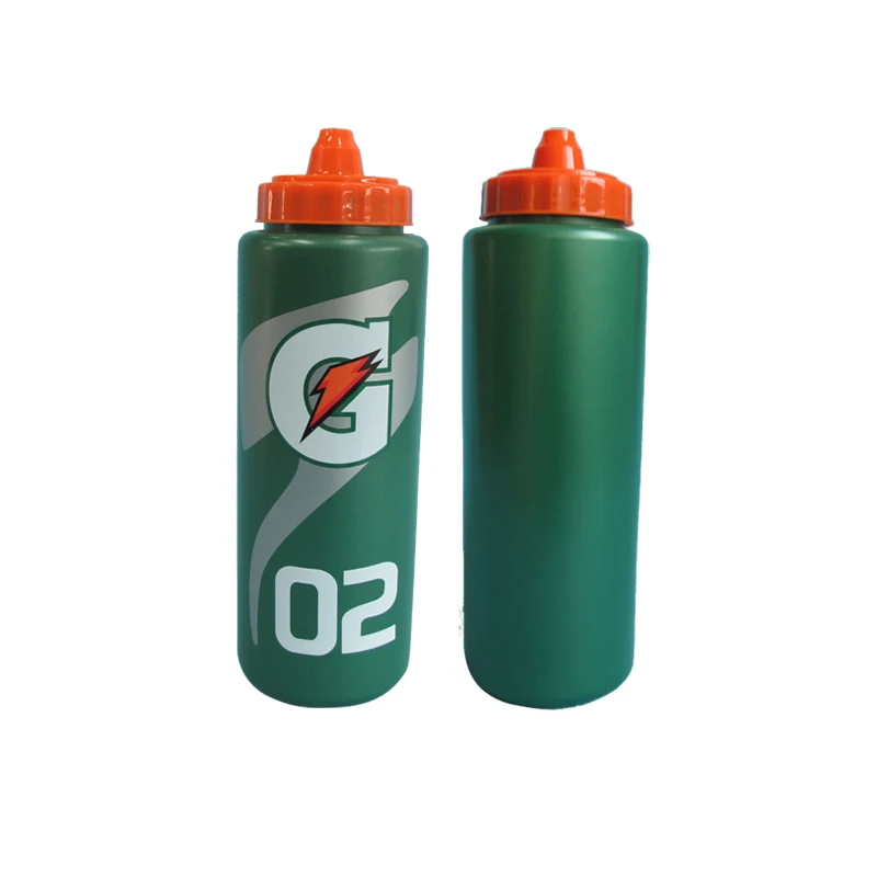 
Custom BPA free 1000ml plastic sports bicycle squeeze gatorade water drinking bottle for sale 